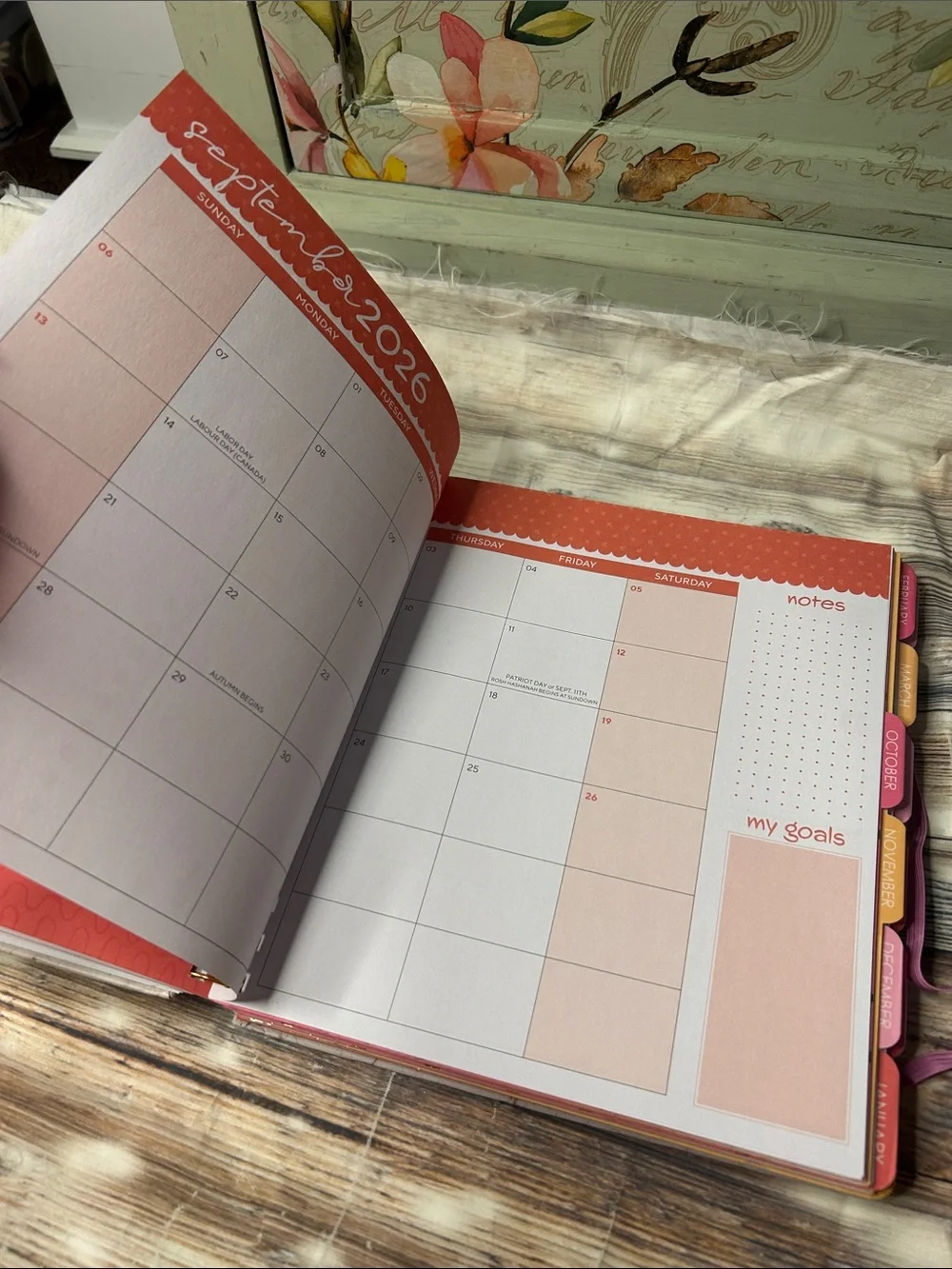 2027 Boho Weekly Planner  Pink Purple Western Cowboy Design 17mo Coquette